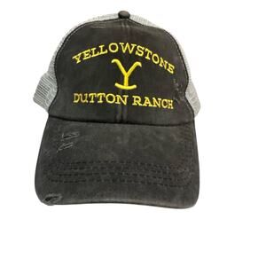 Rugged Yellowstone Dutton Ranch Black Cap